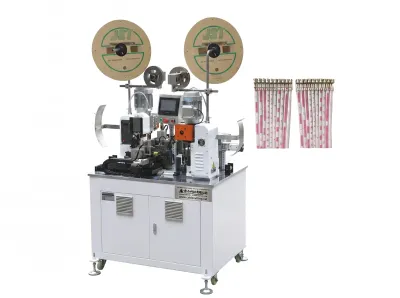Machine automatique de découpe et sertissage double extrémité câbles plats WPM-SP20 - Machine automatique de sertissage de cosses