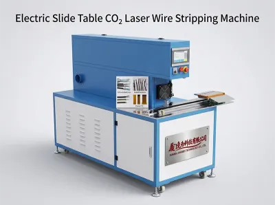 Machine de Dénudage de Fils Laser CO₂ à Table Coulissante Électrique CLS60-D Thumb