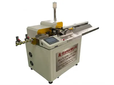 Machine Multifilaire Coupe Dénudage Torsion Étamage Automatique WPM-SZ-02