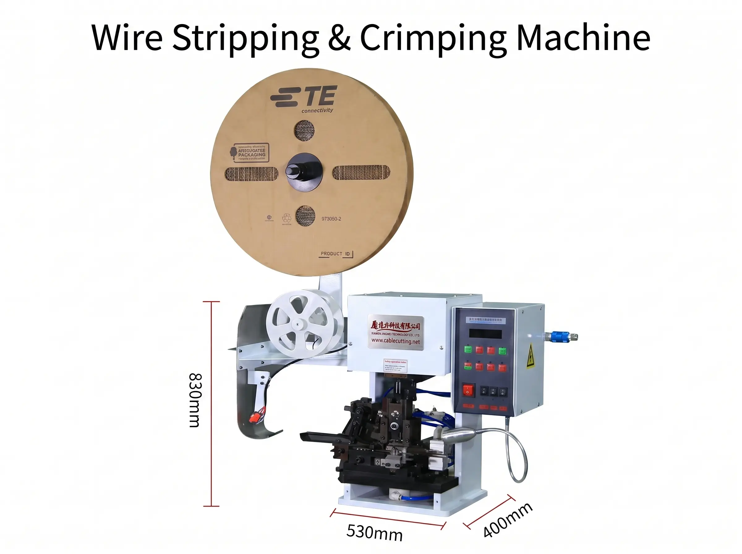 Machine à dénuder et sertir les fils WPM-2008A2 - Précision et efficacité industrielle