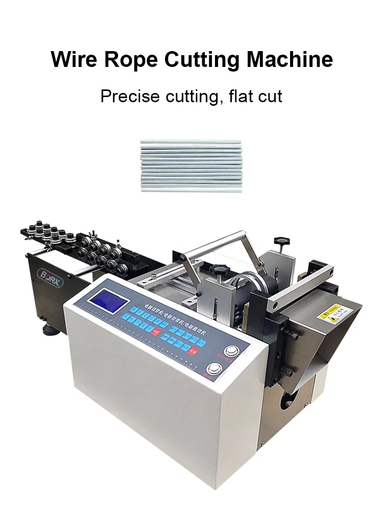  Machine de découpe de câble métallique, machine de découpe de métal, équipement de coupe de redressement de fil 