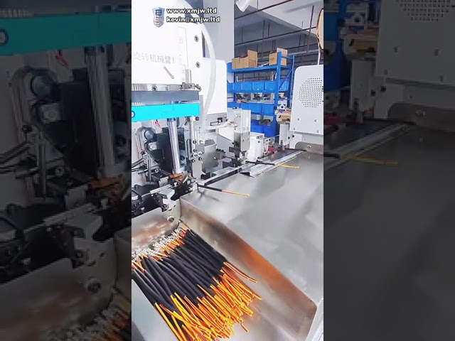 Machine automatique de sertissage de bornes et de logement de tubes – double extrémité