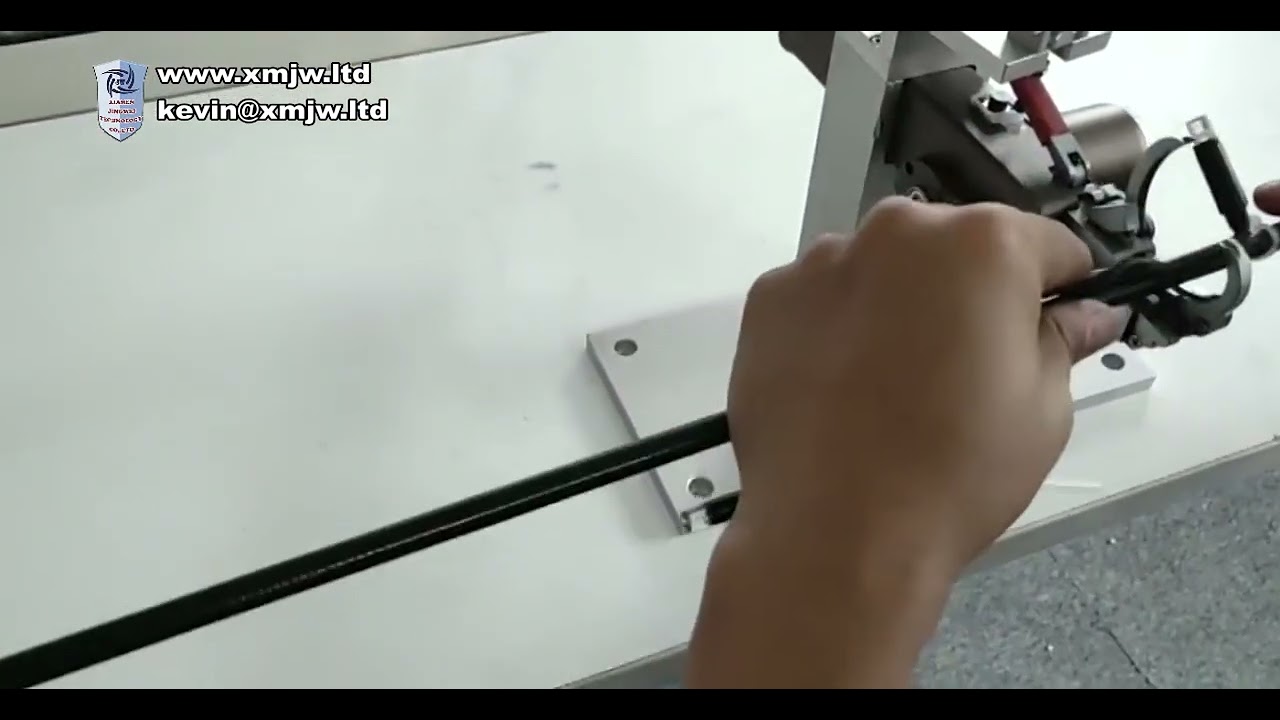 Machine automatique de ligature de câbles en nylon – Cerclage de bobines de stator moteur
