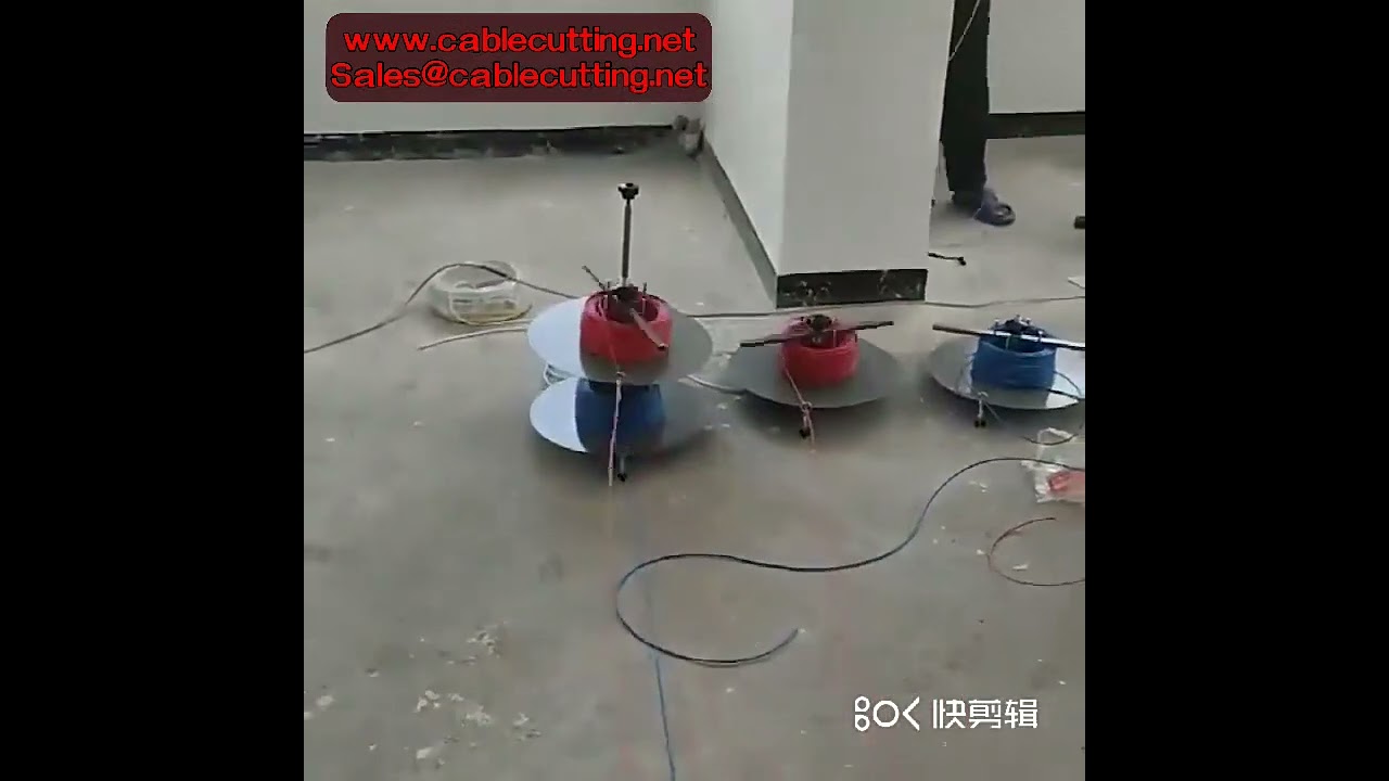 Alimentateur rotatif à 1234 couches pour dénudeuse et machine de coupe de fils - Disque rotatif pour bobine de câble