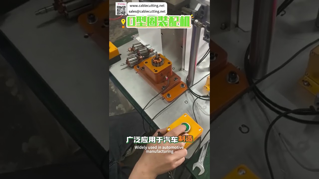 Machine d'assemblage de joints toriques multi-spécifications à réglage rapide et détection intelligente des défauts - Équipement automatique haute performance