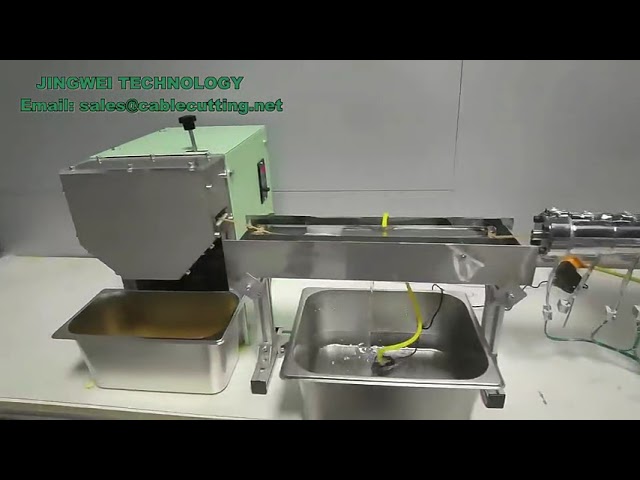 Ligne de granulation mini à double vis conique CT30-15 pour laboratoire : plastique, PVC, WPC