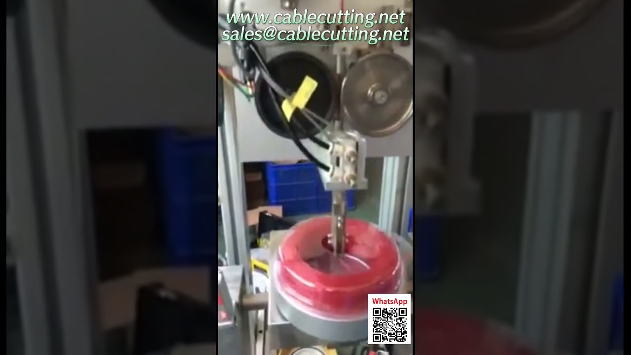 Machine automatique d'enroulement et d'emballage sous blister pour fil de coupe
