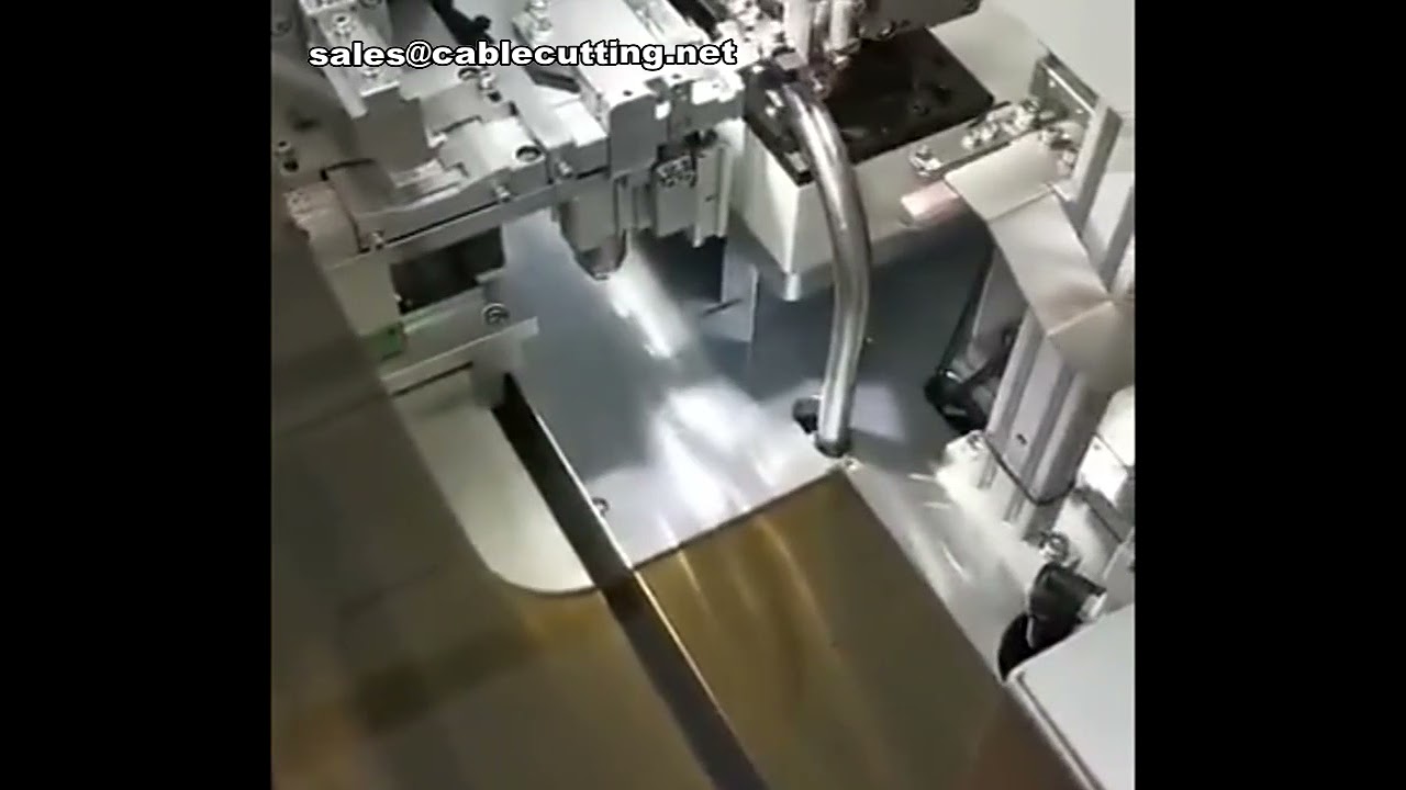 Machine de dénudage de câbles parallèles | Traitement multi-fils de câbles en ruban | Sertissage et étamage de fils de dérivation