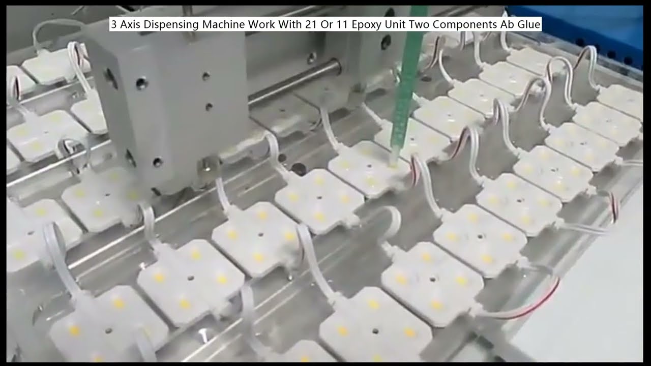 Machine de distribution 3 axes pour résine époxy bicomposant AB – compatible unités 21 et 11