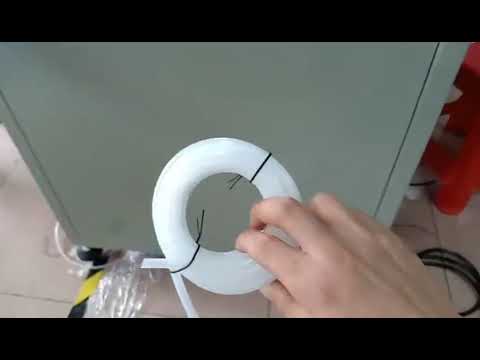 Machine WPM 02SL : coupe, enroulage et ligature de tubes PVC flexibles