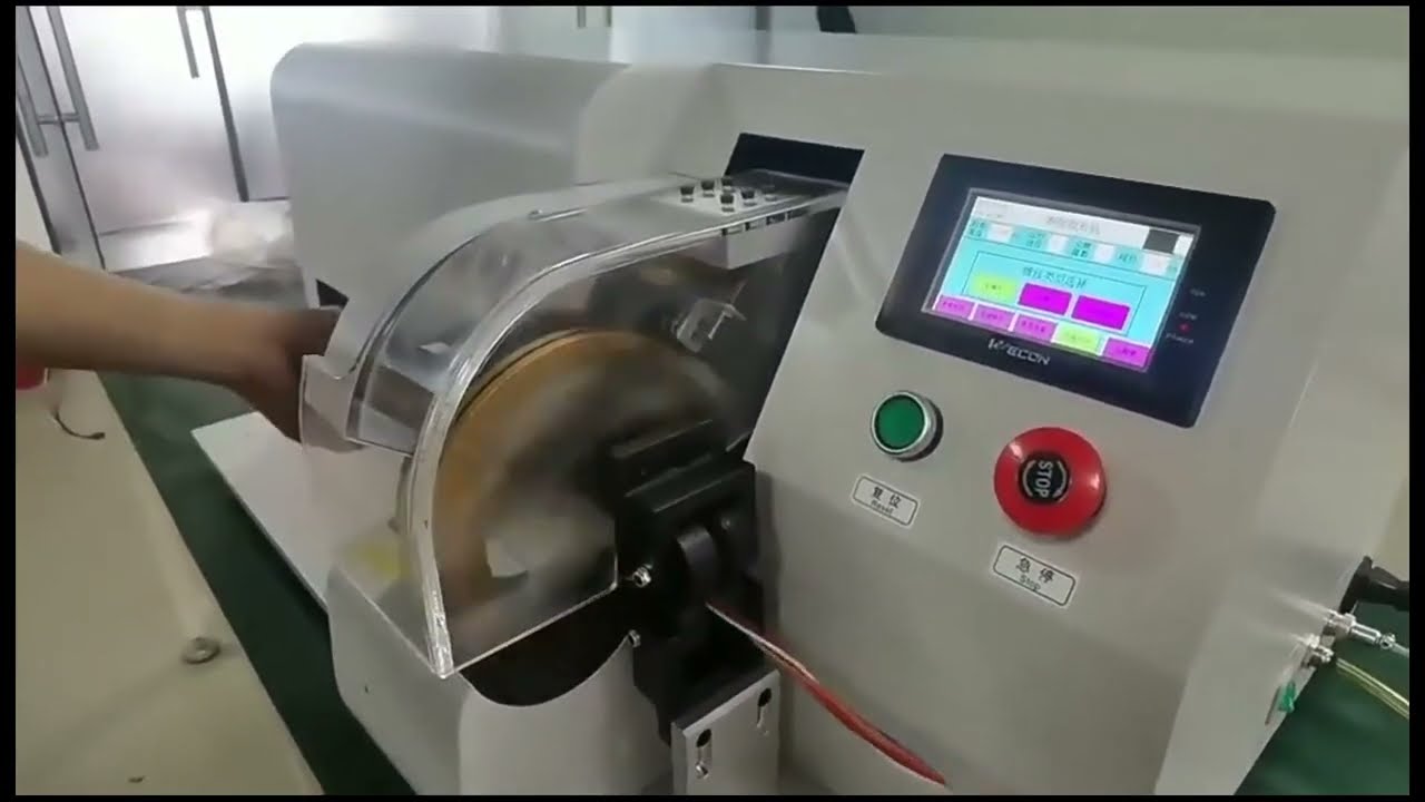 Machine automatique de tressage de faisceaux électriques | Tresseuse de câbles PVC et enrouleuse de ruban d'armature