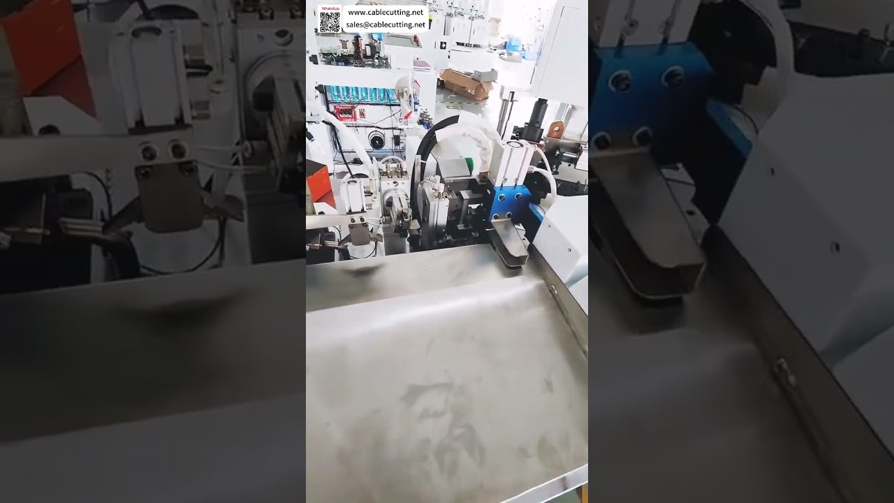 Machine à sertir automatique pour fil tressé en nylon haute température - Processus de faisceau de câbles électroménagers