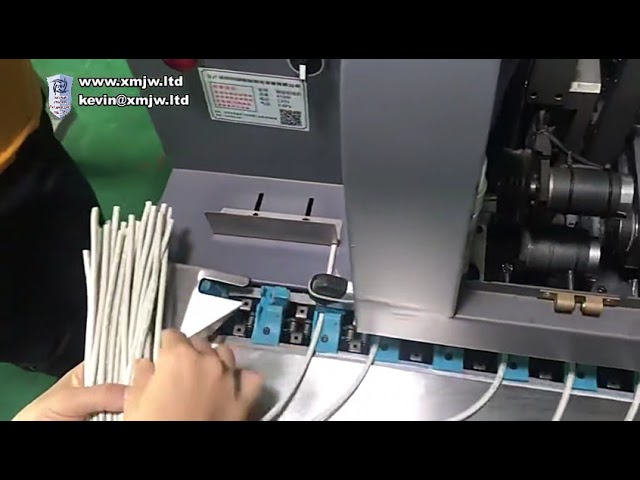 Dénudeuse de câbles médicaux tressés – Machine de pelage de gaine avec torsion