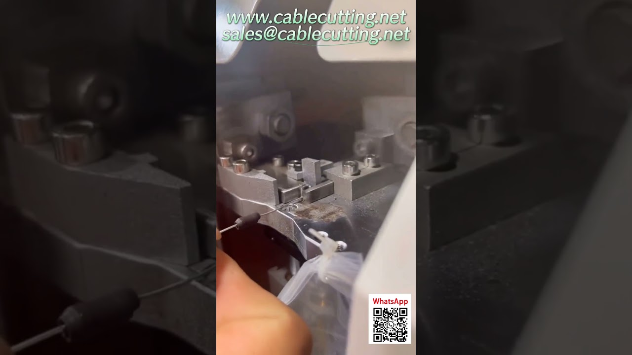 Automatic Wire Cutting and Stripping Machine with Coiling and Packaging System