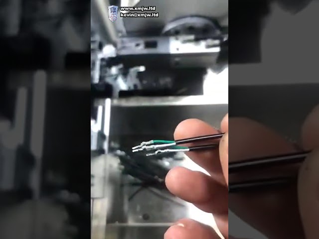 Machine à étamer entièrement automatique pour fils à gaine, embout simple – Faisceaux de câbles BV/BVR et câbles électroniques