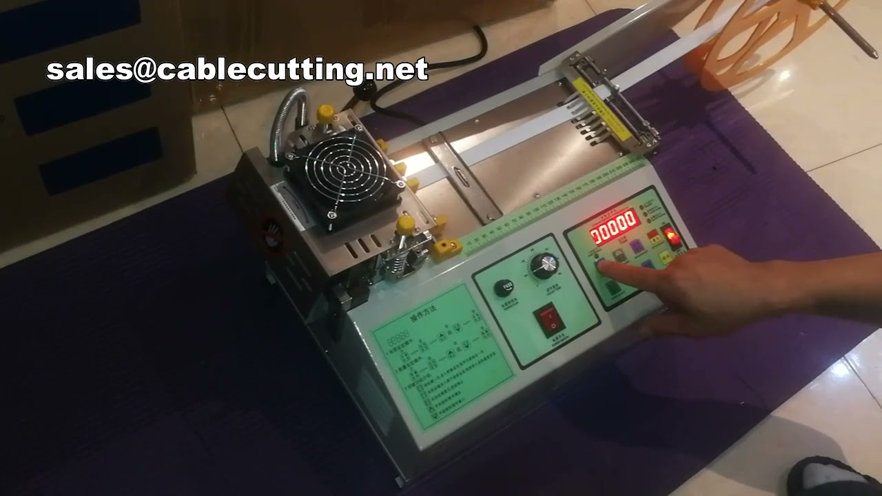 Machine de coupe de ceinture élastique et de sangle à fermeture éclair : mode d'emploi