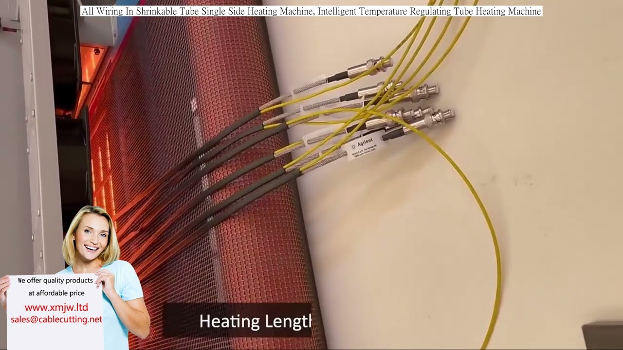 Machine de chauffage unilatéral pour gainage thermorétractable de tous câbles – Régulation intelligente de température