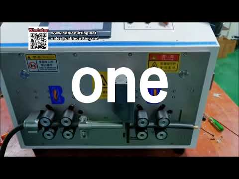 Machine automatique de coupe et dénudage de fils 35 mm² – Système de presse servo informatisé