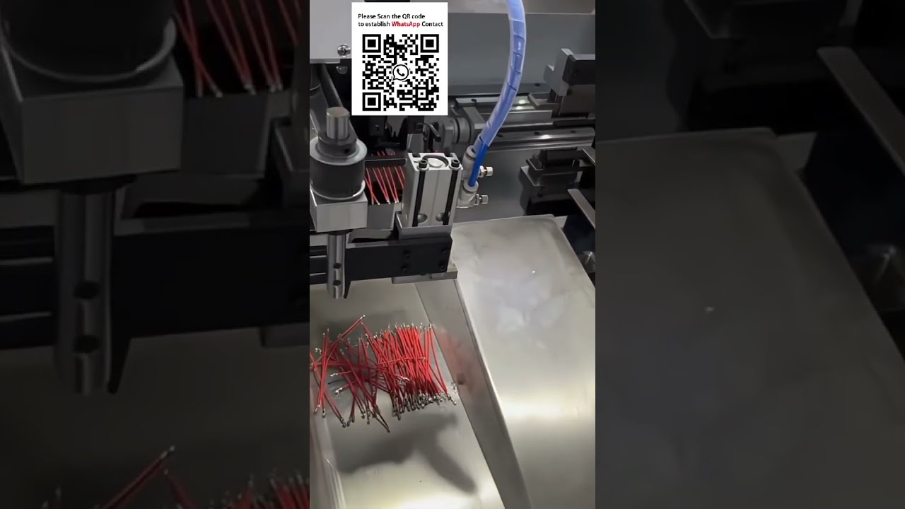 Machine de sertissage servo double extrémité à haut rendement pour traitement de 1 à 8 fils #FabricationIntelligente