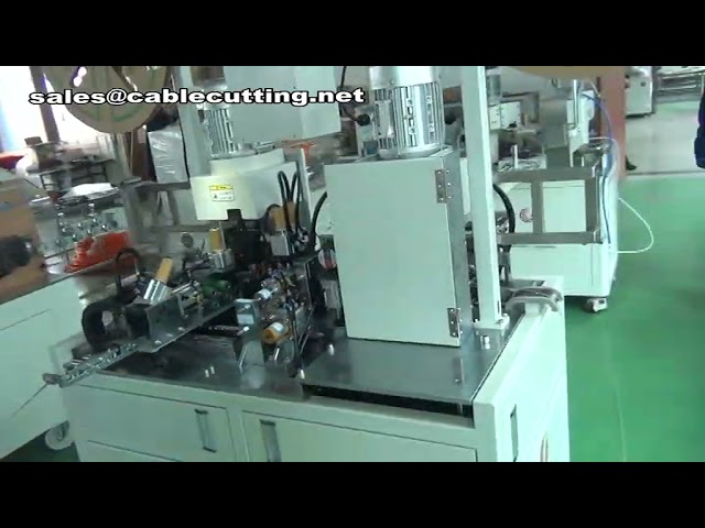 Machine professionnelle de coupe, dénudage et sertissage de câbles ruban plats - Fabricant expert