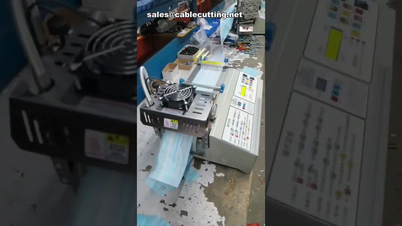 Machine de coupe de corde automatique | Découpeuse électrique pour ceintures polyester à lames chaudes