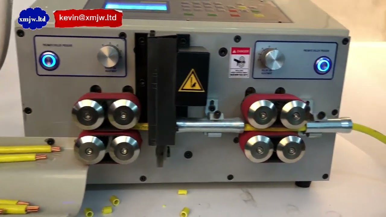 Machine à dénuder et couper les câbles électriques jusqu'à 70 mm² - Automatisation industrielle