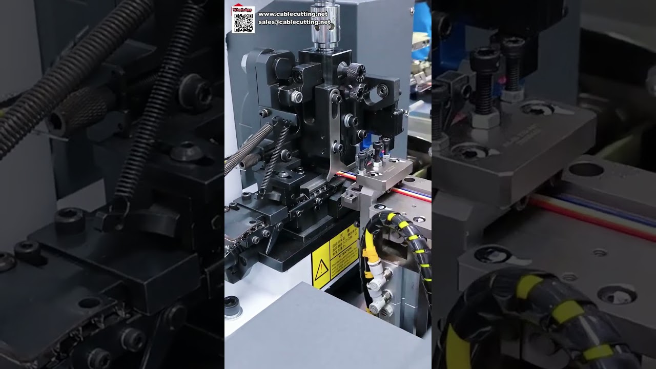 Machine à sertir les terminaux automatique haute précision, haute vitesse et haute efficacité