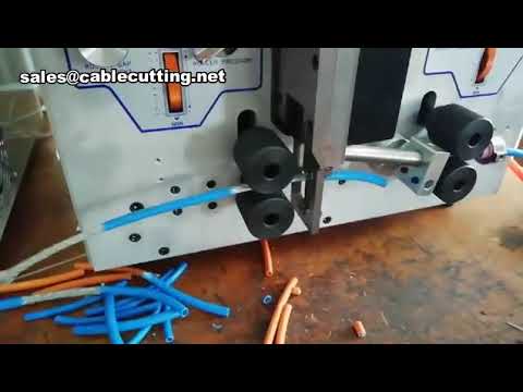 Machine industrielle de coupe et dénudage de câble réseau RJ45 UTP