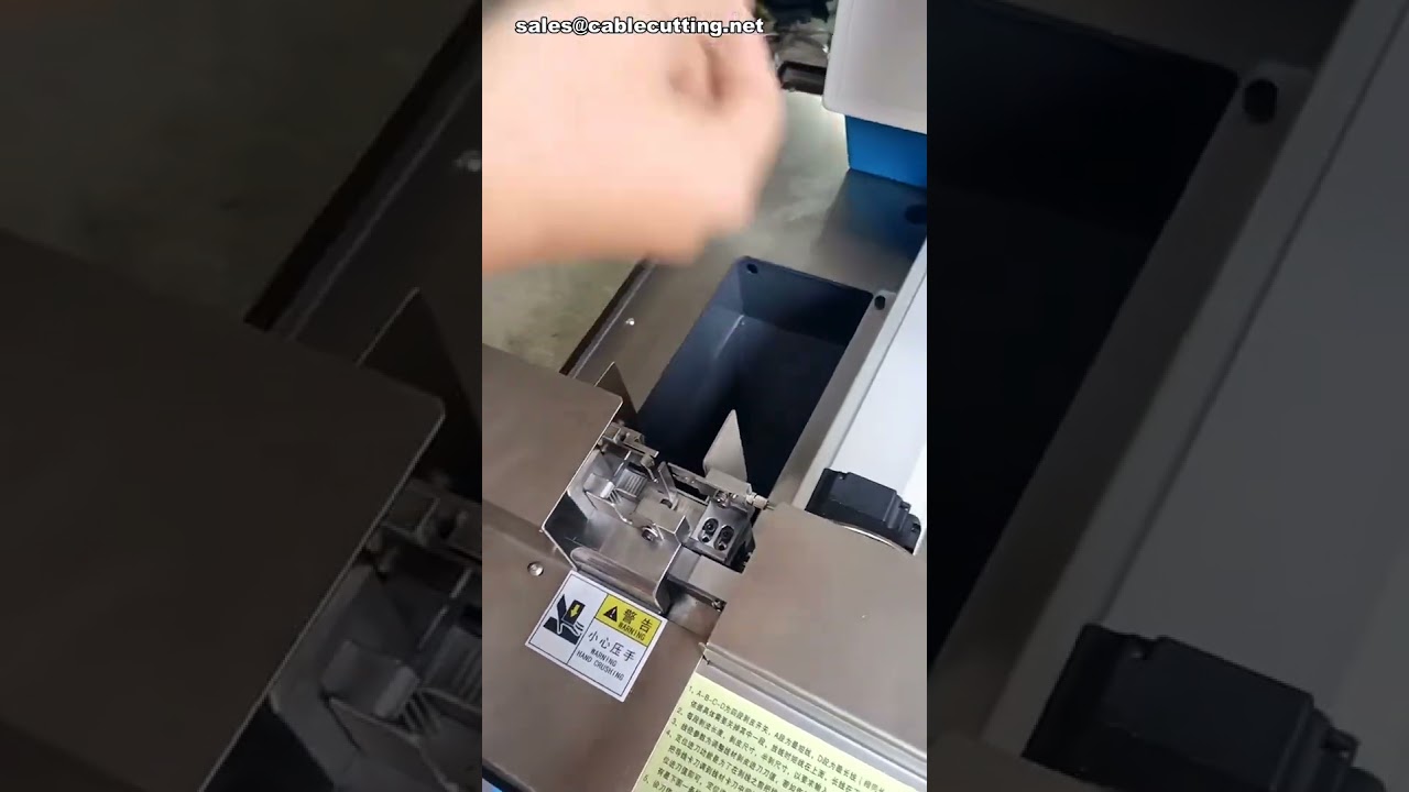 Automatic Multi Core Cable Cutting and Multi Segment Stripping Machine #machine #factory #diy