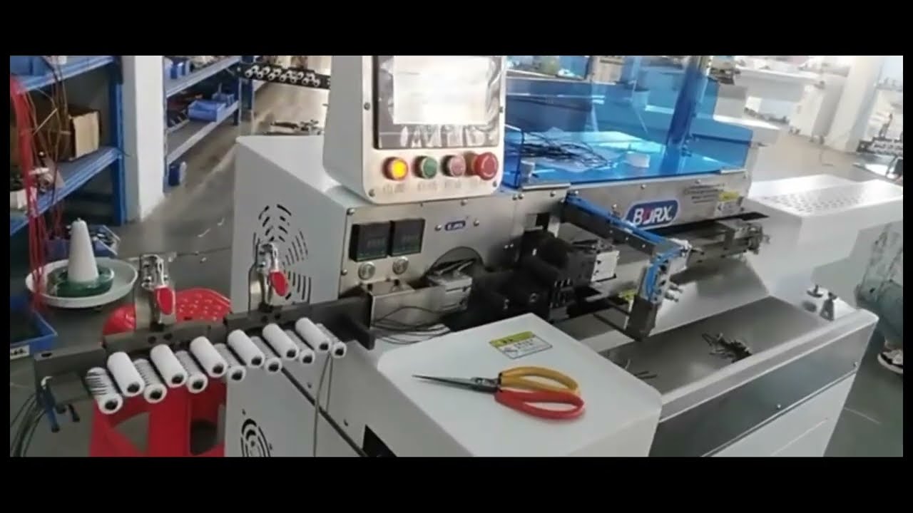 Machine de dénudage et d'étamage double tête automatique pour câbles AWG 18-32