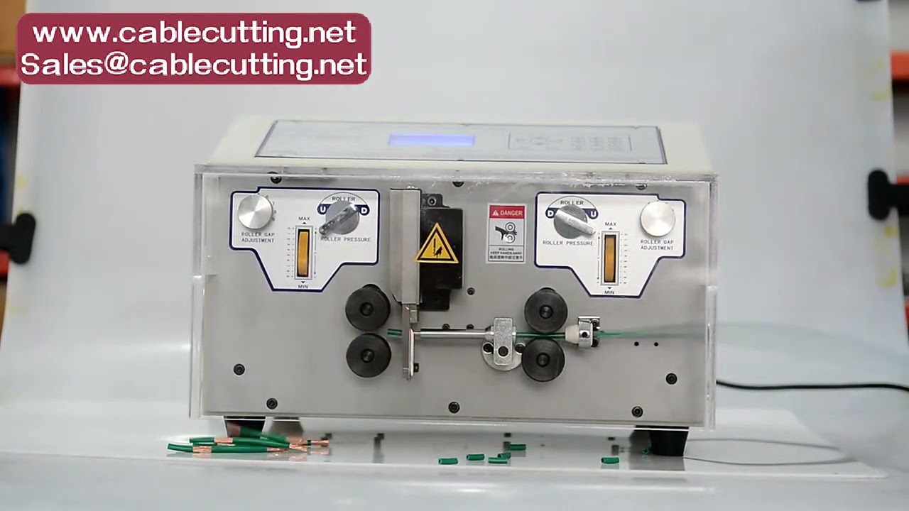Machine à dénuder automatique 300W – Dénudage, coupe et pelage de fils 0,1-10mm²