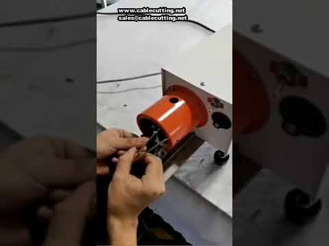 Machine semi-automatique de dénudage et torsadage de fils 30W, 3-45mm, diamètre fil 26-10AWG, gaine multibrins