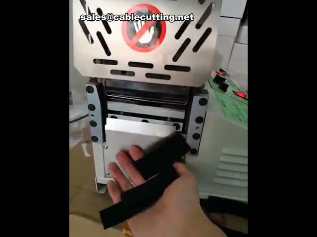 Machine de découpe avancée pour boucles, sangles nylon et ruban adhésif à boucle