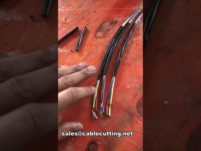 Machine de coupe et dénudage automatique de câbles à gaine WPM-30HT – Haute précision et rapidité