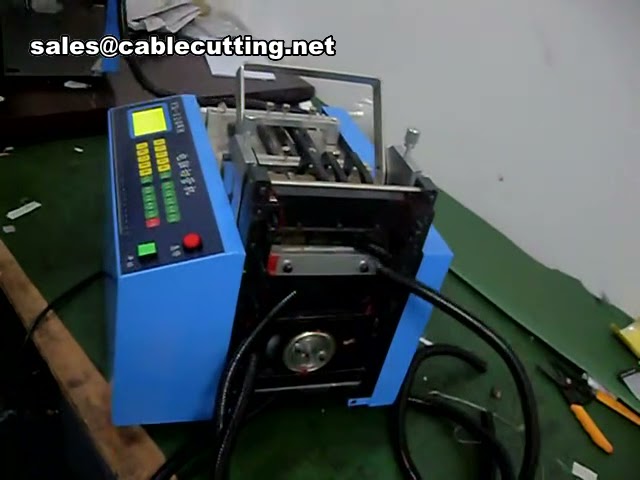 Machine à découper les tuyaux en caoutchouc entièrement automatique - Certifiée CE