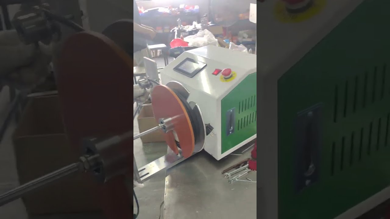 Bobineuse traversante pour fils et cordons d'alimentation | Machine d'automatisation #usine #machine #automobile
