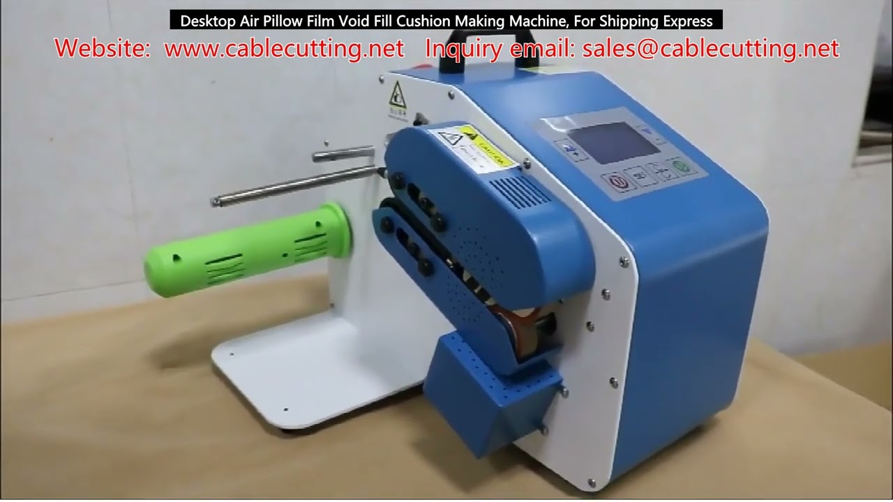 Machine de bureau pour coussins d'air de calage - Idéale pour l'expédition express et le e-commerce