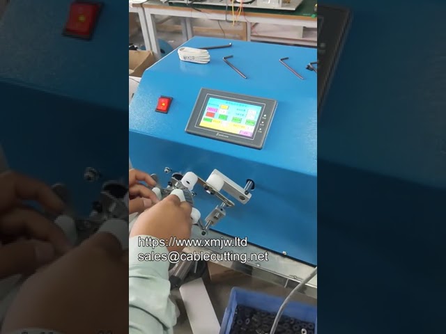 Nouveauté 2022 : Machine automatique de fabrication de câbles de données WPM 80b – Enroulement et emballage de câbles USB