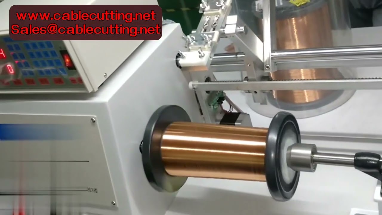 Machine à bobiner CNC 813 750W : enrouleuse de câbles 0,1-2,5 mm pour transformateurs et moteurs d'énergie nouvelle