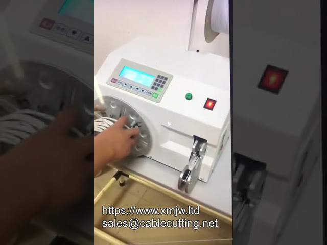 Machine de ligature à double fil semi-automatique WPM 90 : Enroulement et bobinage de câbles
