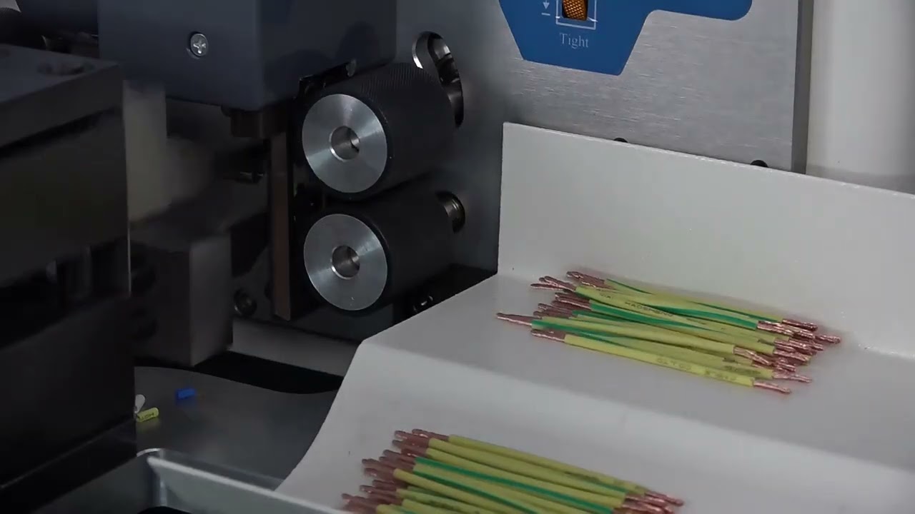 Machine à dénuder double et simple fil avec fonction de torsion - 904NB / 904N écran tactile Cu