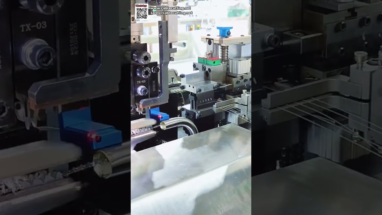 Machine à Sertir Double Tête pour 5 Fils - Traitement Synchrone Multi-Fils Efficace