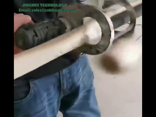 Machine de cerclage automatique portable pour câbles et tubes de climatisation - Bobineuse à sangle