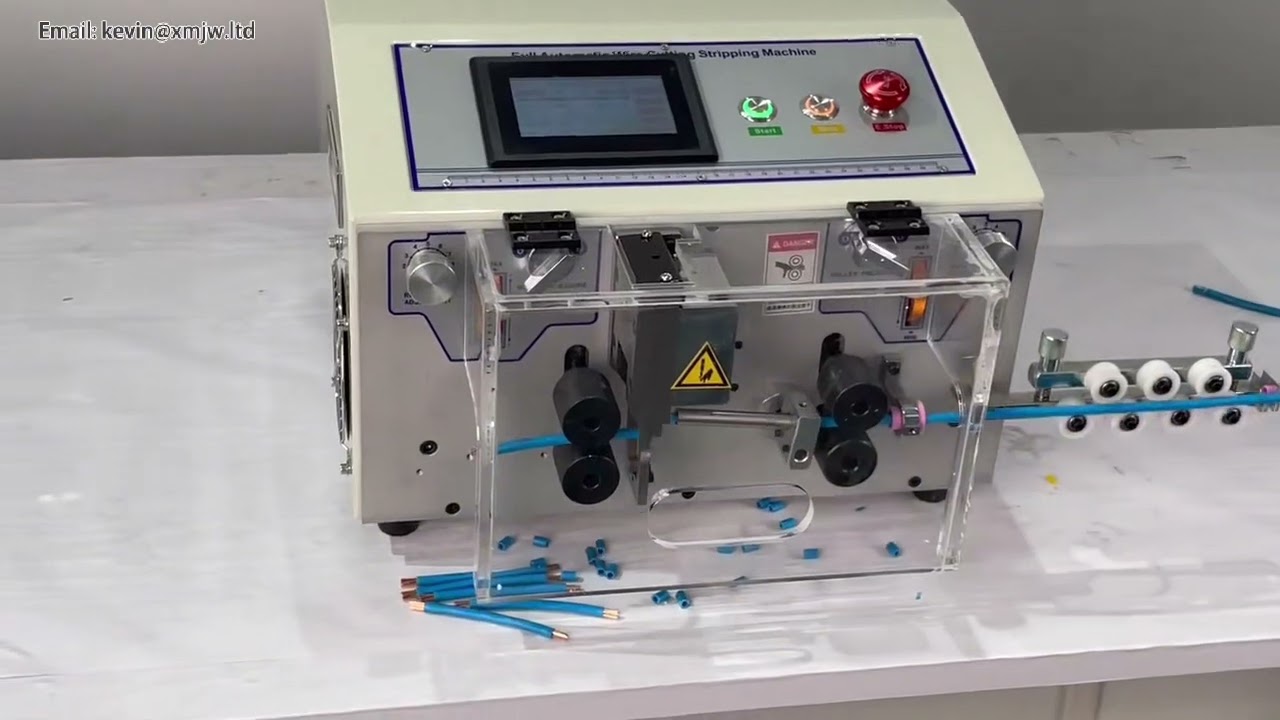 Machine à dénuder automatique avec écran tactile LCD - SWT508 JE/JE2 - Fil 0-10mm² (AWG2-8)