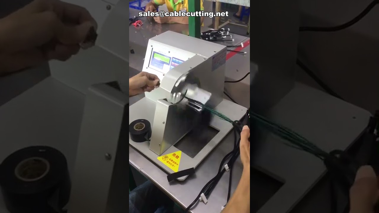 Machine d'enrubannage électrique : protégez et regroupez vos faisceaux de câbles