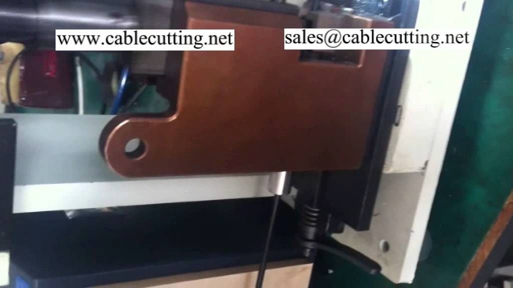 Machine de coupe de câbles en acier - Démonstration sur cablecutting.net