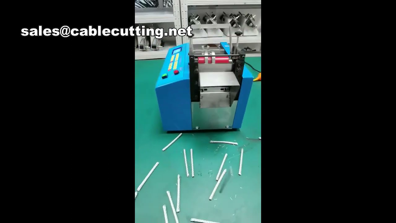 Machine de coupe de fil et de câble métallique - Découpe de précision industrielle
