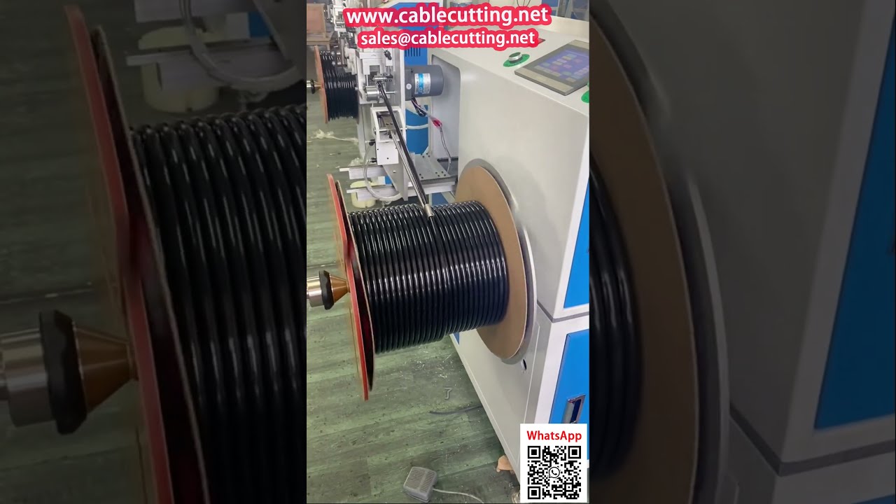 Machine à bobiner les tubes PVC avec compteur numérique – compatible avec différentes bobines