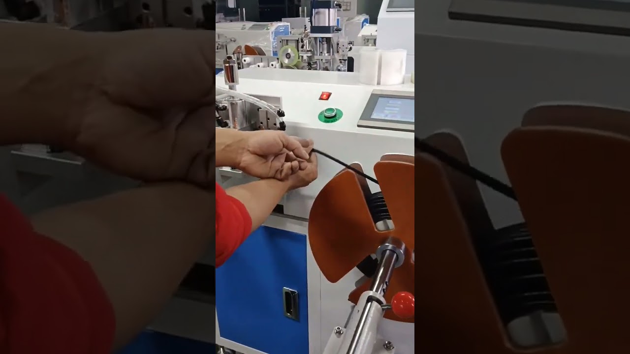Machine à bobiner automatique : comptage de mètres et enroulement traversant de précision #machine