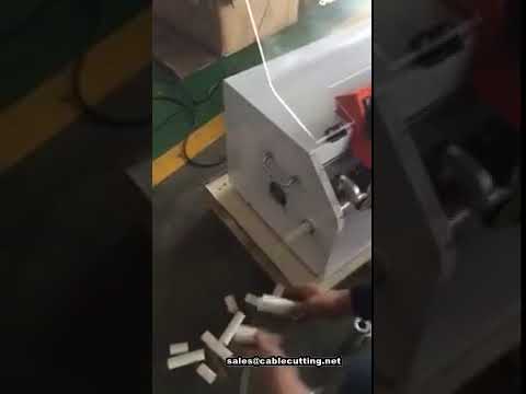 Machine de découpe de tubes ondulés - Pour gaines thermorétractables, tuyaux PVC, caoutchouc et plastique